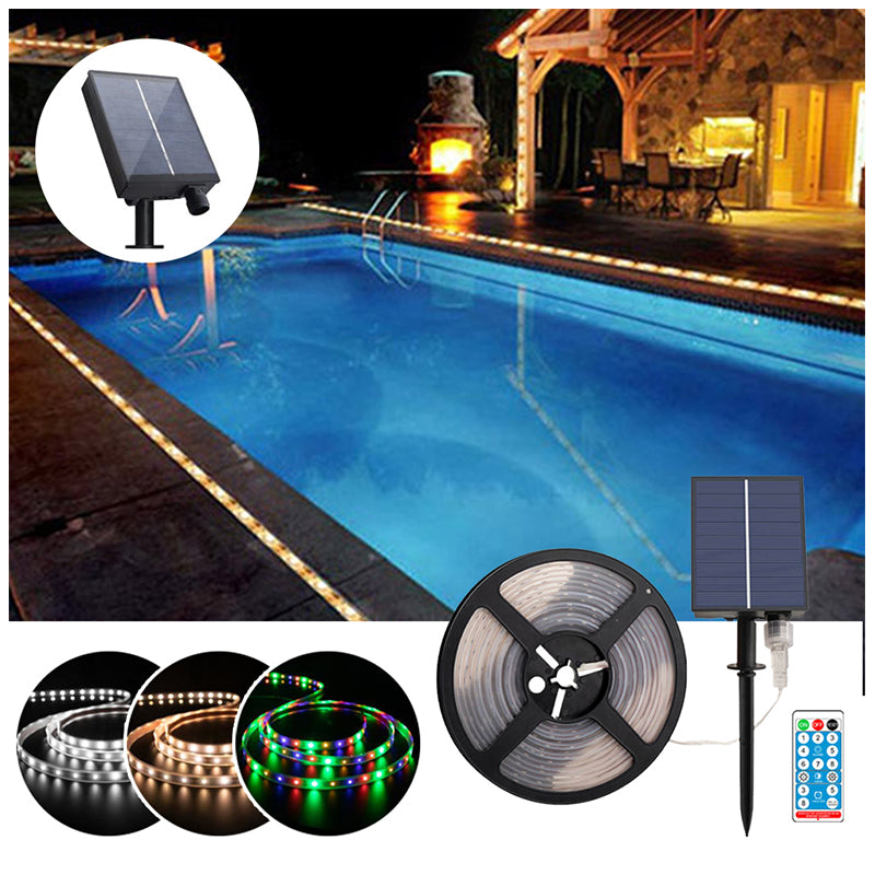 Bande LED solaire 10 mètres (multicolore)