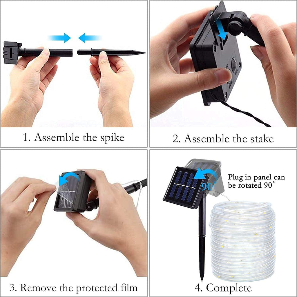 Guirlande solaire décorative 23 mètres