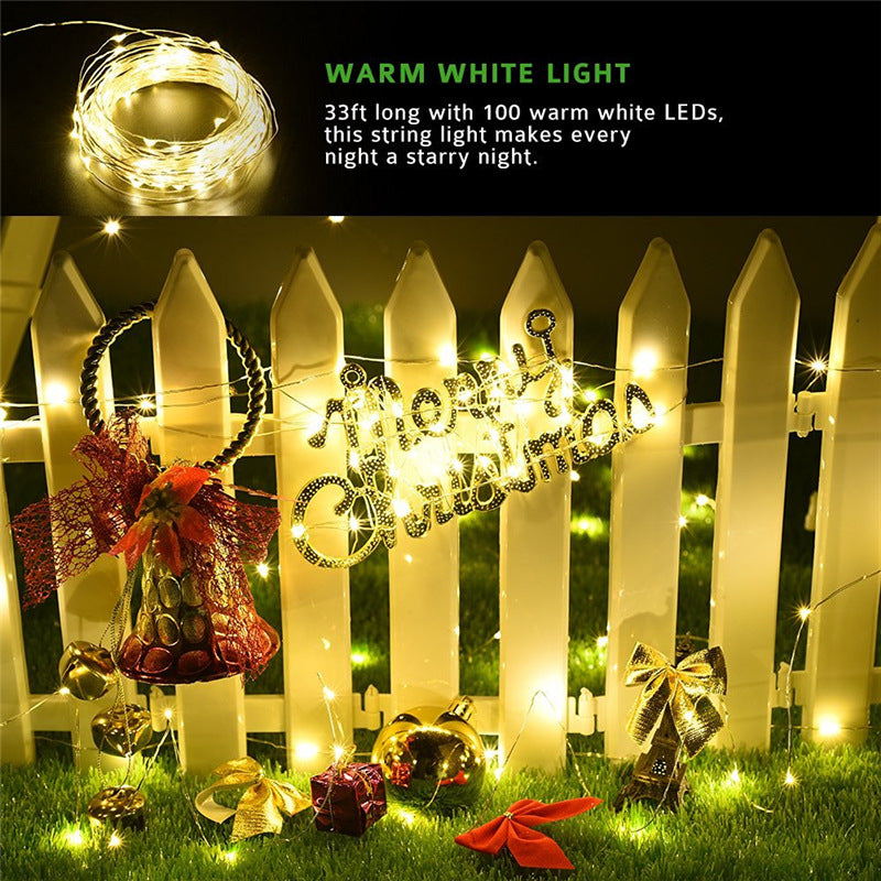 Guirlande solaire décorative 23 mètres