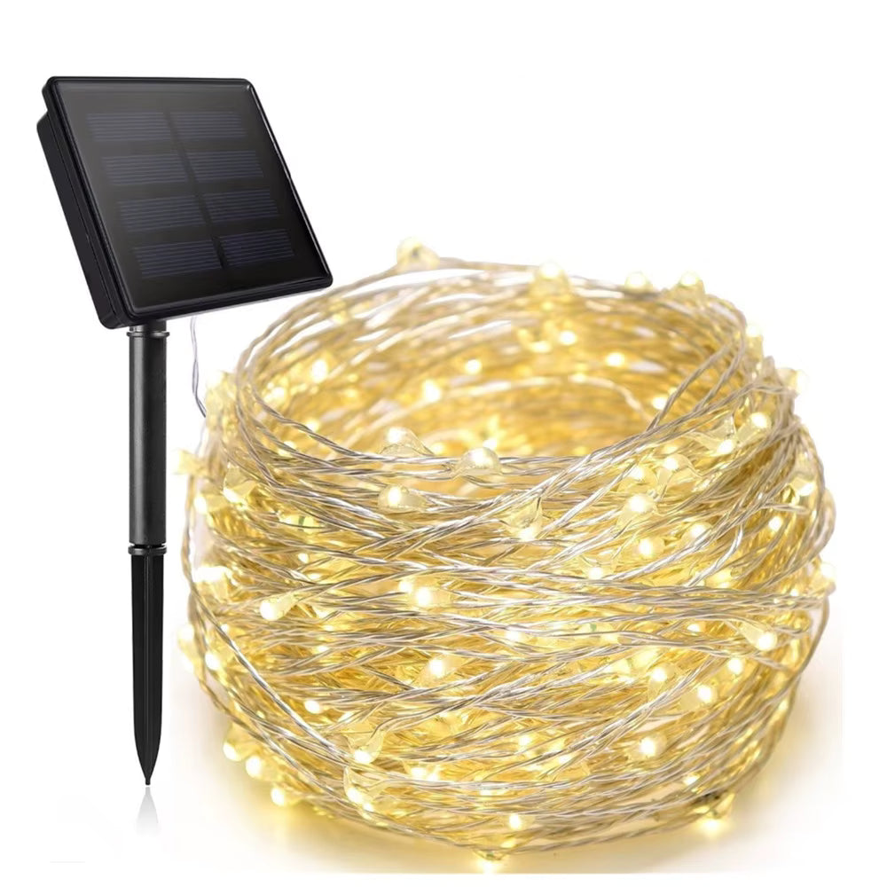 Guirlande solaire décorative 23 mètres