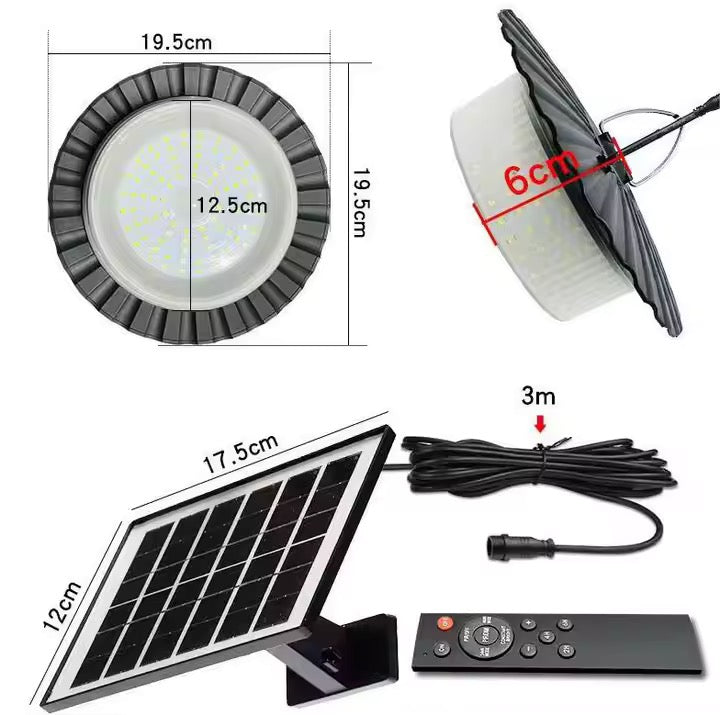 Plafonnier solaire 360°