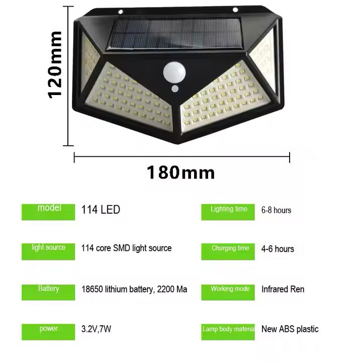 Détecteur solaire extérieur