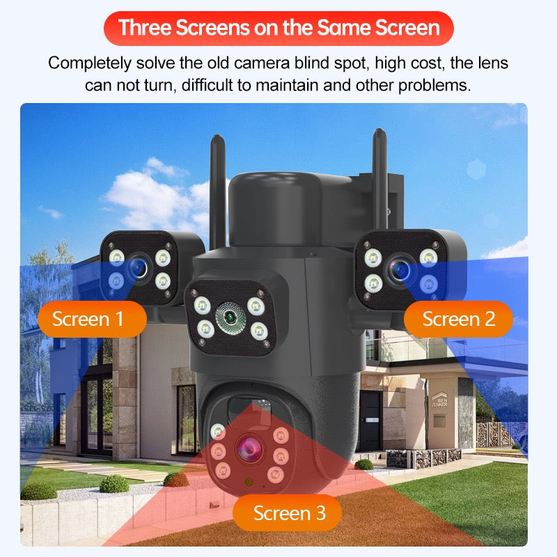 Caméra 3 Objectifs Performances (WIFI)