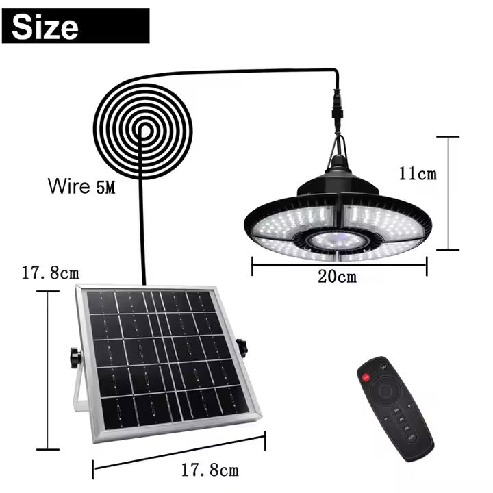 Plafonnier solaire soucoupe
