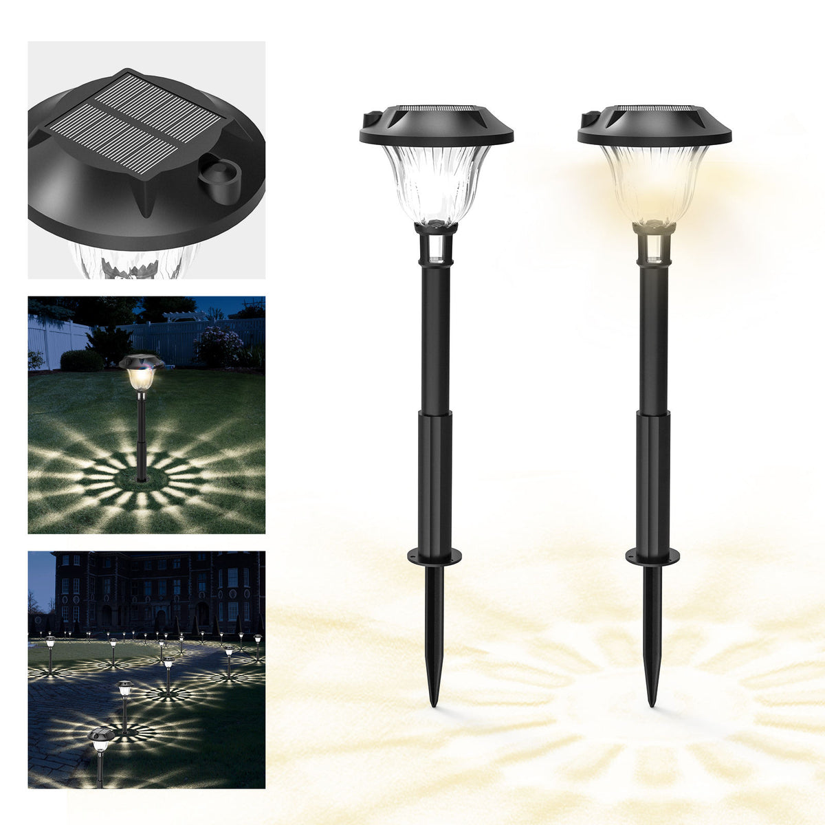 Lumière de jardin (lot de 2)
